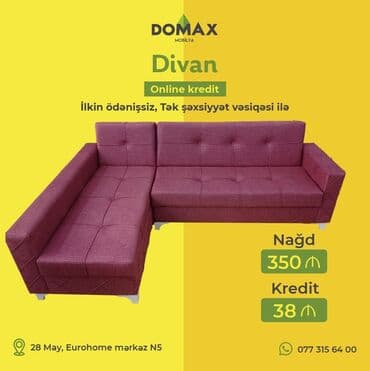 ikinci əl kunc divanlar: Künc divan, Qonaq otağı üçün, Yataq otağı üçün, Parça, Bazalı, Açılan, Kitab — 1