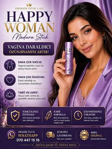 intim mehsullari: Happy Woman Nadura Stick – Premium Intim Care Məhsulun məqsədi: - — 1