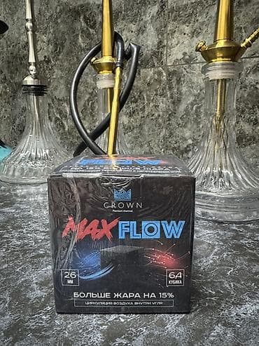 Crown Premium Charcoal – Max Flow nargilə kömürü en ucuz burda - — 1