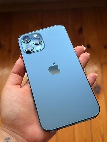 IPhone 12 Pro Max, 256 GB, Pacific Blue lalafo.az -da IPhone 12 Pro Max, 256 GB, Pacific Blue