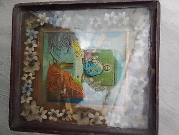 şəkilə: İkonalar – 2 ədəd, çərçivəli - Mövzu: Şərq xristian ənənəsinə aid iki — 5