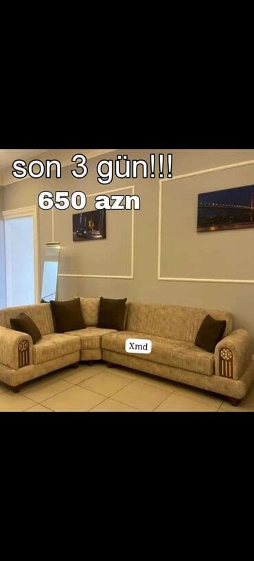 kalidor ucun alcipan fiqurlari: Künc divan, Açılmayan, Bazasız, Vеlur parça — 20