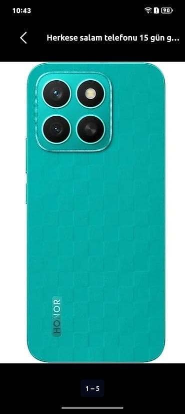 Honor X8c, цвет - Зеленый, Две SIM карты — 4