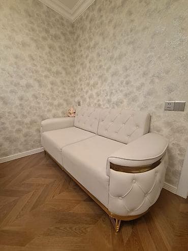 islenmis divan: Диван, Б/у, Нераскладной, Без подъемного механизма, Ткань, Нет доставки — 2