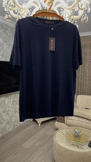 kis: Futbolka, 3XL, rəng - Göy — 1