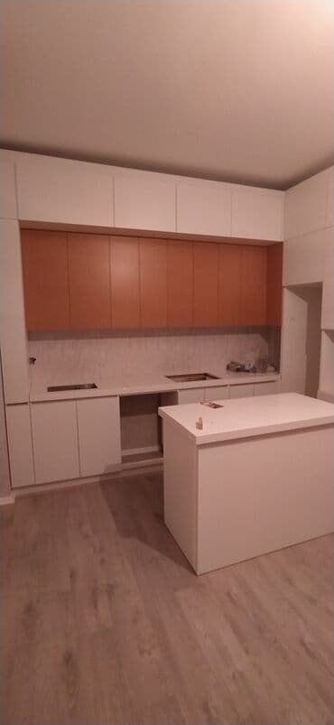 ilkin odenissiz metbex mebelleri: Sifarişlə mətbəx dəsti, Özü çəkən petlələr, Mat laminat, Kredit yoxdur, Pulsuz çatdırılma, Rayonlara çatdırılma — 3