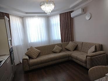 cay evi dizaynlari: Bej rəngdə L formalı bazalidir her iki hissesi. 5 aydi alinib cuzi — 3