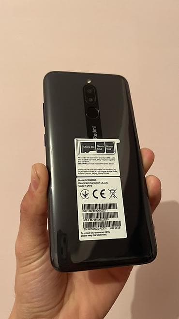 Redmi 8, 64 GB, rəng - Qara, İki sim kartlı