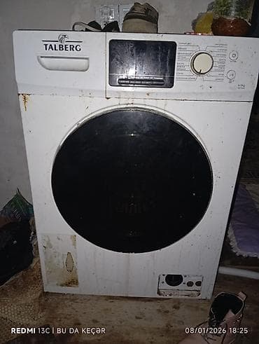 Paltaryuyan maşın Talberg, 6 kq, Təmirə ehtiyacı var, Avtomat, Qurutmasız, Kredit yoxdur, Ünvandan götürmə