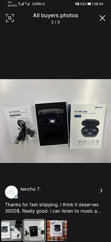 Digər tibbi məhsullar: Eşitmə cihazı həmdə airdodst ikisi bir arada.eşitmə əngəllilər — 3