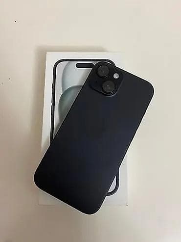 iphone 15 qara: IPhone 15, 128 GB, Midnight, Simsiz şarj, Face ID, Sənədlərlə — 2
