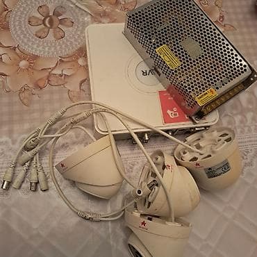 hard disk: Video-müşahidə sistemi dəsti Tərkibi: - 4 ədəd AHD/analog tipli dome — 1