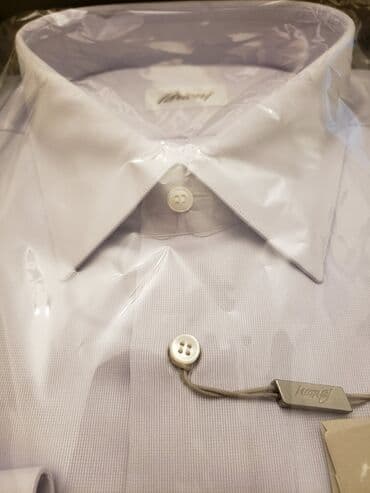 3 duymə koynək: Köynək, Brioni, 2XL, rəng - Yasəmən — 3