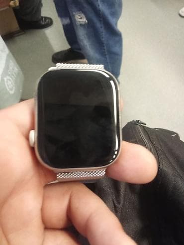 smart box: Metall tor kəmərli ağıllı saat - Korpus: gümüşü rəngdə metal — 2