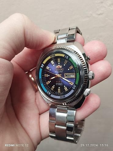 orient saatlar: İşlənmiş, Qol saatı, Orient, rəng - Göy — 2