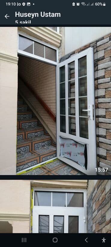 aluminium qapi pencere qiymetleri: Yeni Giriş qapısı 90x230 sm Zamok və çərçivə ilə, Zəmanətli, Pulsuz quraşdırma, Rayonlara çatdırılma, Pulsuz çatdırılma, Ödənişli çatdırılma — 2