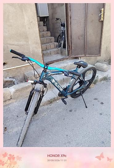balaca velosiped: Velostrin dağ velosipedi - Çərçivə: yüngül alaşımlı, ön amortizatorlu — 1