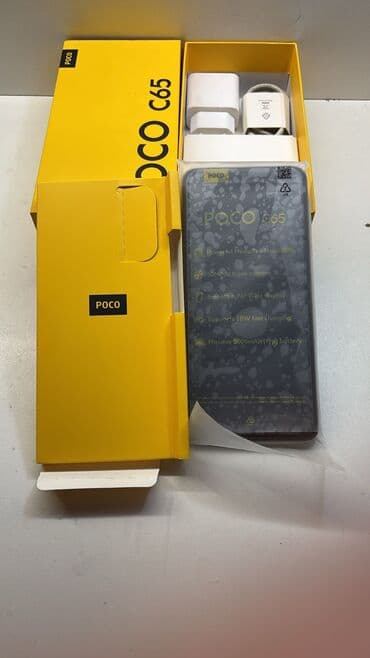 xiaomi poco f4 qiymeti: Poco C65, rəng - Göy, Barmaq izi — 3