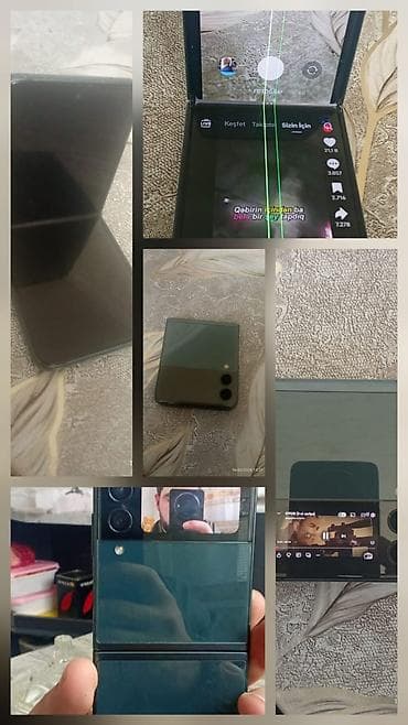 a 8: Samsung Galaxy Z Flip 3, rəng - Yaşıl, Barmaq izi — 1
