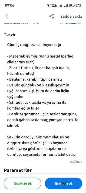 kişi sepi: Sep, Gümüş, 34 g, Ünvandan götürmə — 2