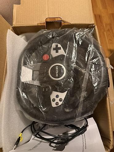 sur mikrofon: QEOME oyun sükan dəsti - Vibrasiya funksiyalı sükan: real sürüş hissi — 2