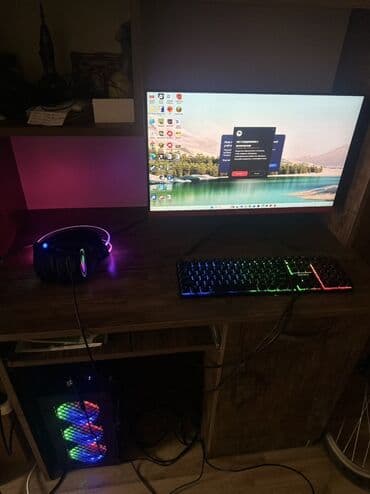 Gaming kompüter komplekti aksesuarlari ile birlikte satiilir Tərkib