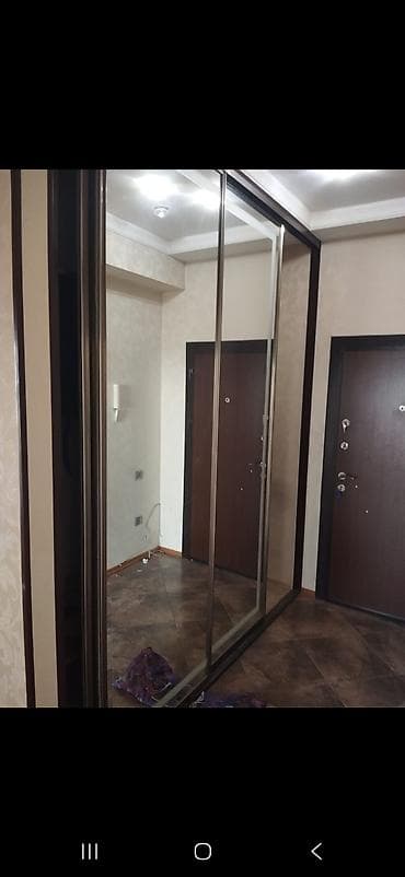 Siyirmə qapılar: Məhsul: Ev daxili interyer üçün dəst – taxta qapı, sürgülü güzgülü — 2
