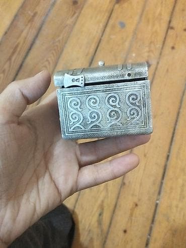 Дом и сад: Metal miniatür qutu – oymalı dekor - Material: metal ərinti, gümüşü — 4