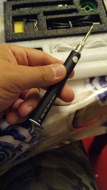 aluminium list satisi: USB lehimləmə dəsti Məhsul: USB 5V DC 2A, 8W gücə malik portativ — 5