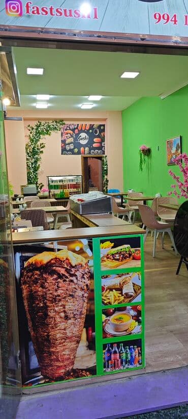 купить готовый бизнес в баку: Hazır biznez sushi və dönər xırdalan afff park — 2
