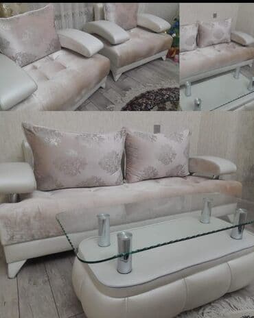 Masalar və oturacaqlar: Y15《isi》🤍 Tecili Divan kreslo desti 450m satilir.Yaxwi veziyyetde — 1