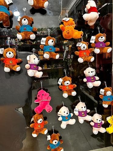 şuse: Məlumat: Yumşaq oyuncaqlar – asılqanlı mini ayıcıklar - Növ: Plyuş — 3