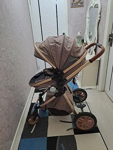 kidilo коляска 3 в 1: Классическая прогулочная коляска, Kidilo, Б/у — 2