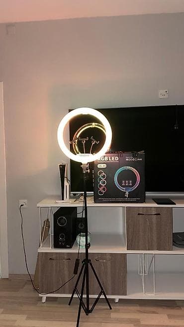 Fotokameralar: Ancaq VP əlaqə RGB LED dairəvi işıq seti – tripod ilə - 3D-45 model — 2