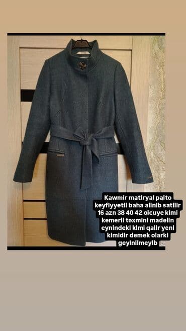 Palto, Zara, L, rəng - Boz