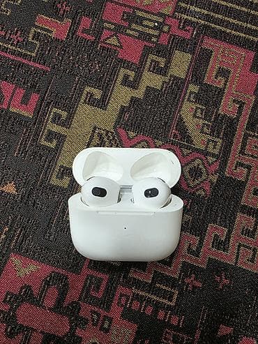 Диктофоны: Б/у Беспроводные (Bluetooth) Наушники, AIR MUSIC, цвет - Белый at lalafo.az — 2 Диктофоны: Б/у Беспроводные (Bluetooth) Наушники, AIR MUSIC, цвет - Белый — 2