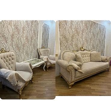 temiz taxta: İşlənmiş, Jurnal masası, Masa və oturacaqlar, Divan — 1