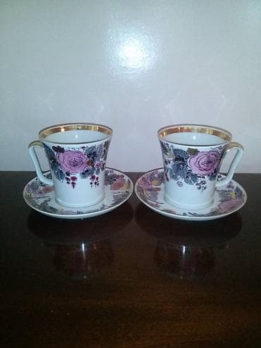 ana bala geyimi: "Bogema Çay Fincanı Nəlbəkili Böyük" 500ML. Fincan Nəlbəkisi ilə — 6