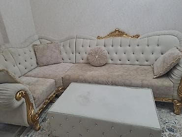 ev əşyalar: İşlənmiş, Künc divan, Qonaq otağı üçün, Açılmayan — 3