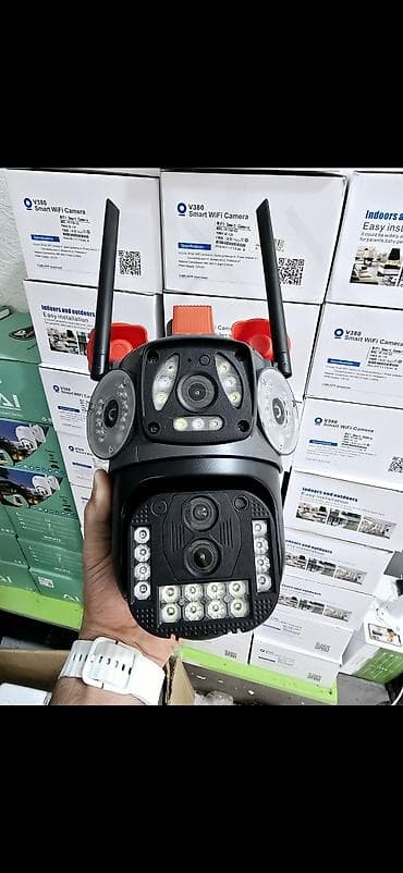 lil solid dual: Wifi 3 kamera ptz 360° smart + 64gb V380 Smart WiFi Camera – açıq və — 3