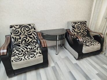 əncir cemi: İşlənmiş, Kreslo, Parça, Kredit yoxdur, Çatdırılma yoxdur — 2