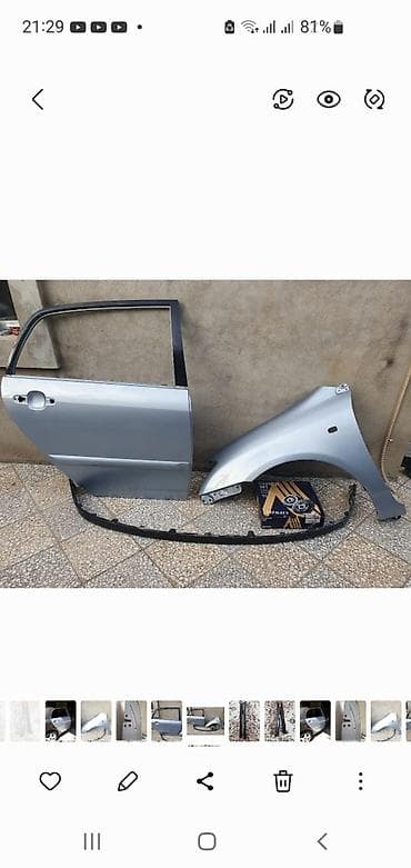 bmw disk type 0: Tayot Corolla qapı krılo 👍 — 1