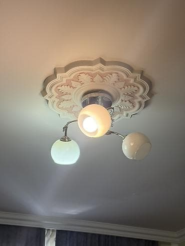 temiz yun: Çılçıraq, 3 lampa, Metal — 2