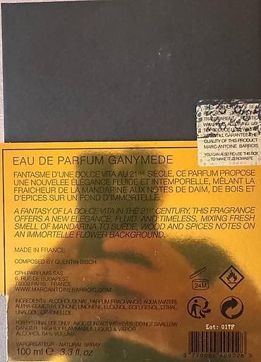 Ganymede Eau de Parfum 100 ml Original etirdir. Flakonun təxminən — 2