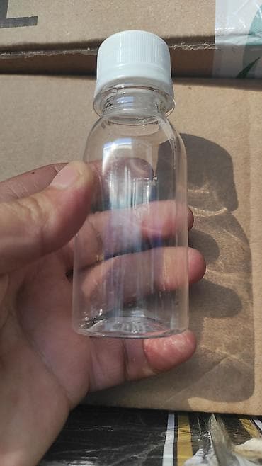 mücrü qabı: 100 ml spirt qabı - Material: yüngül və davamlı şəffaf PET plastik - — 5