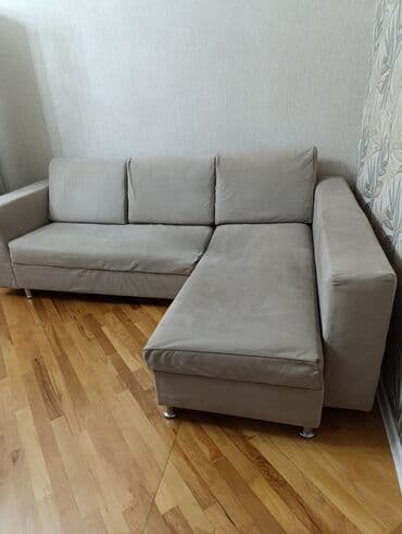 шкаф угловой в спальню: Künc divan, İşlənmiş, Bazalı, Vеlur parça — 3