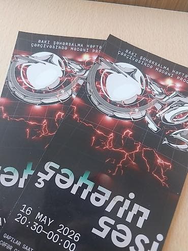 Məhsul: “Şəhərin Səsi” tədbirinə giriş biletləri Təsvir: - Tədbir