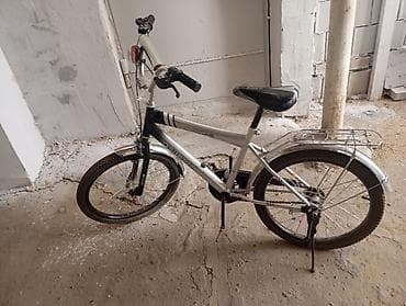 Велосипеды: Uşaq velosipedi – 20 düym - Gümüş-qara rəngli polad/korpus çərçivə - — 2