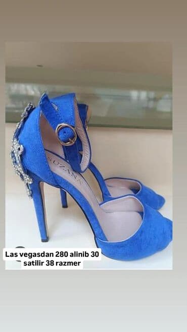 yeni lifcikler: Tuflilər, Ölçü: 38, rəng - Mavi, Yeni — 1