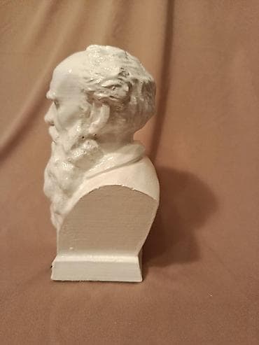 statuetka heykel: Fiqur, Gips, rəng - Ağ — 9